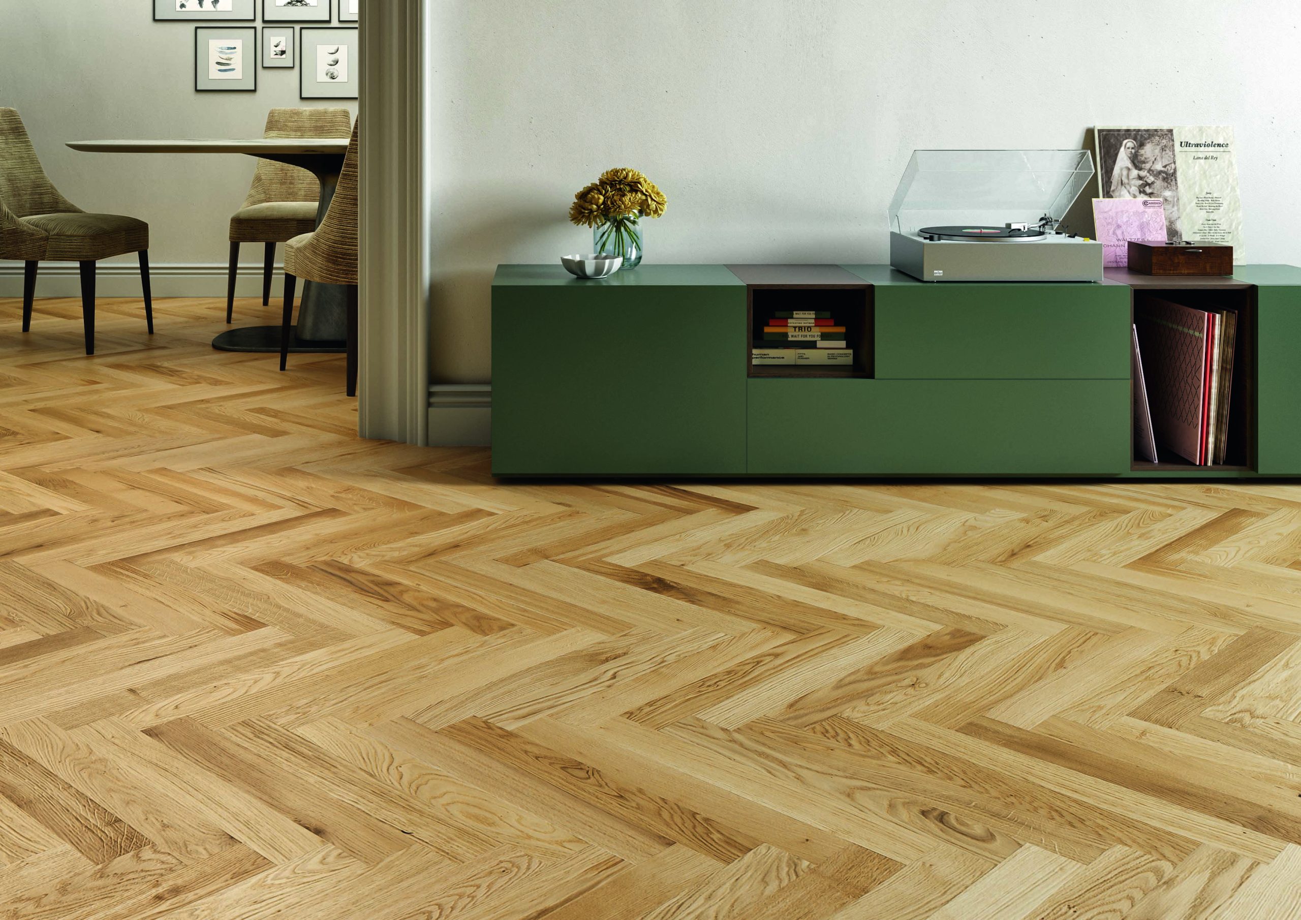 L’eleganza senza tempo dei pavimenti Woodco con posa a spina